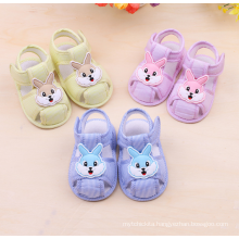 SE19185W wholesale Handmade Soft Bottom Fashion Baby Newborn Babies Shoes PU leather prewalker sandals